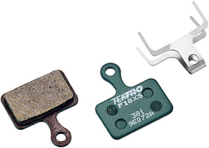 Tektro F10XS Disc Brake Pads - Low Noise Resin Compound For Use With Flat Mount Caliper