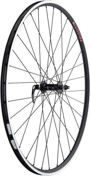 Quality Wheels 105/Velocity A23 Front Wheel - 700 QR x 100mm Rim Brake BLK Tubeless-Ready Clincher 32H