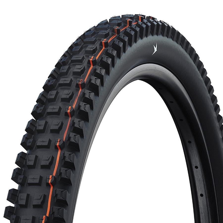 Schwalbe Albert Gravity Pro Mountain Tire 27.5''x2.50 Folding Tubeless Ready Addix Soft Gravity Pro - Radial 67TPI Black