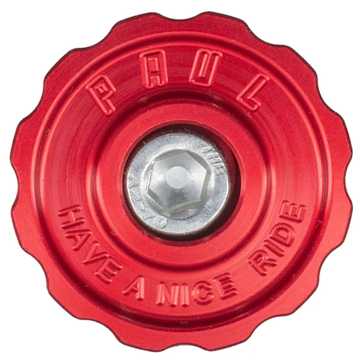 Paul Components The Rook 5mm Aluminum Top Cap Red