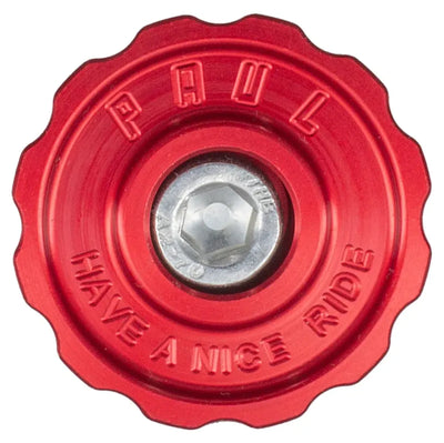 Paul Components The Rook 5mm Aluminum Top Cap Red