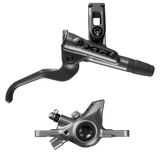 Shimano XTR M9200 XC Disc Brake Lever - Right/Rear Post Mount 2-Piston Caliper SM-BH90-SS Hose Metal Pads Gray