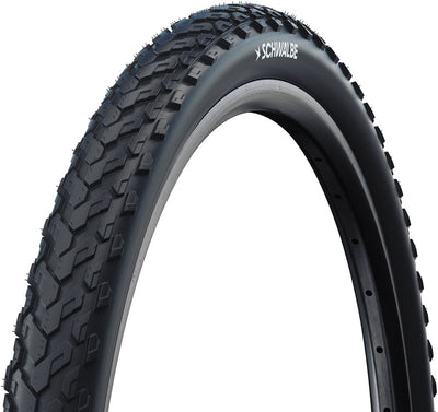 Schwalbe Motion Land Cruiser Tire - 26 x 2.00 Clincher Wire BLK Standard K-Guard Green E-25