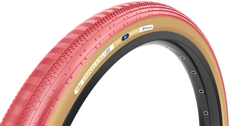 Panaracer GravelKing SS Tire - 700 x 40 Tubeless Folding Sakura/Brown