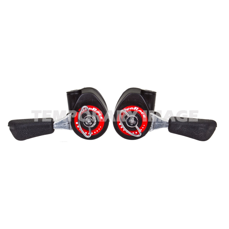 Sunrace SL-M10 Thumb Shifter SLM10 Pair Friction Blk/Sil 126g