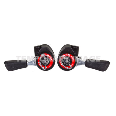Sunrace SL-M10 Thumb Shifter SLM10 Pair Friction Blk/Sil 126g