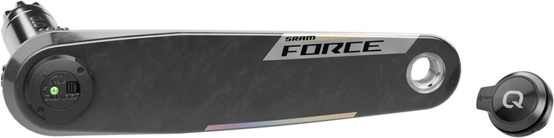 SRAM Force AXS Left Crank Arm Power Meter Spindle Assembly - 160mm 12/13-Speed DUB PM Spindle Carbon E1
