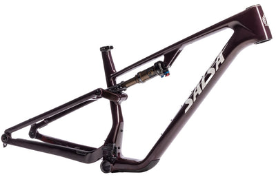 Salsa Spearfish C DLX Bike Frame - 29" Carbon Black/Deep Orchid Carbon Small