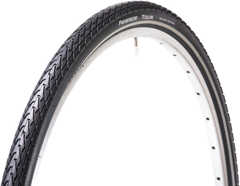 Panaracer TourGuardPlus Tire - 26 x 1.75 Clincher Wire Black/Reflective