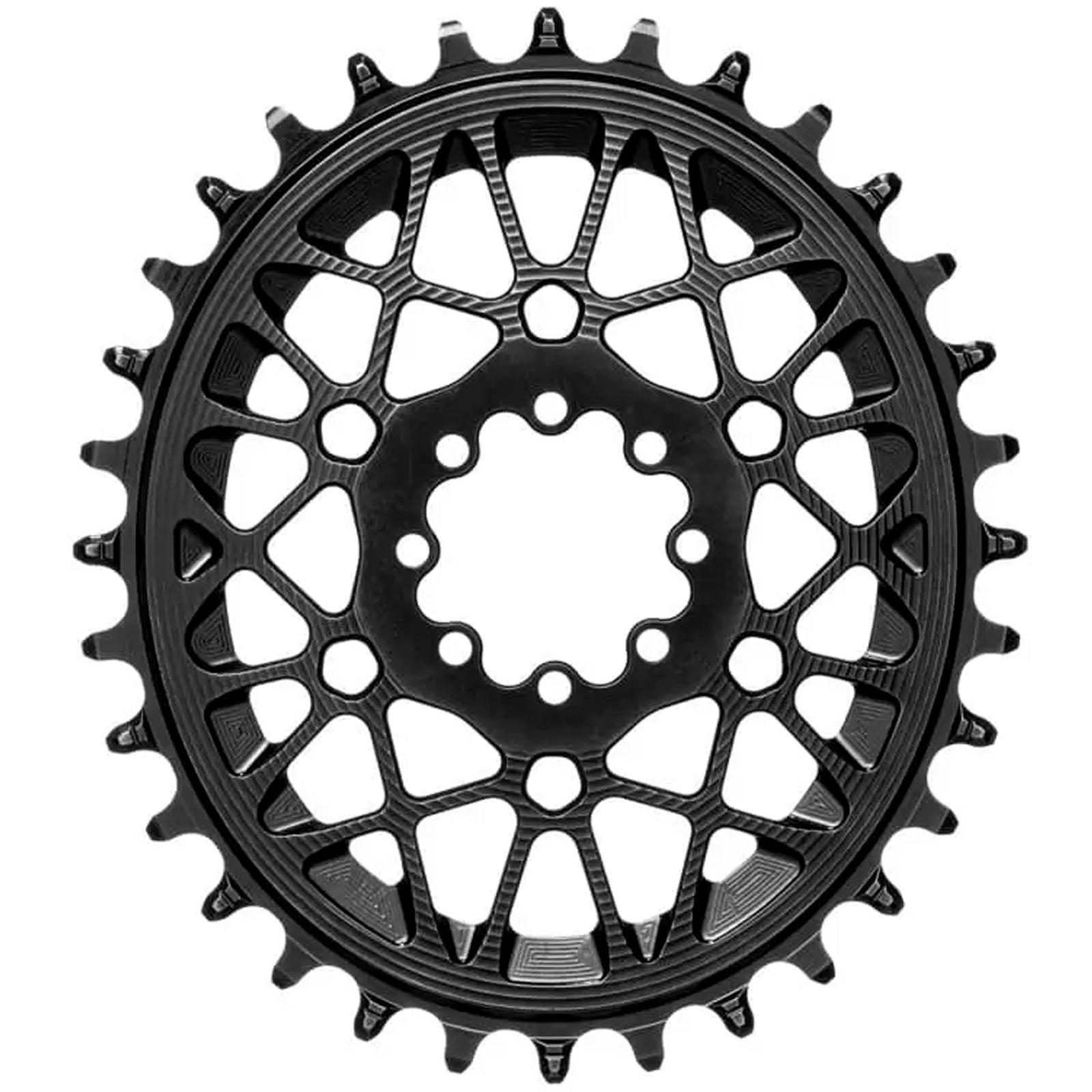 absoluteBlack Oval SRAM T-Type Transmission Direct Mount 8-Bolt Boost Chainring, Black