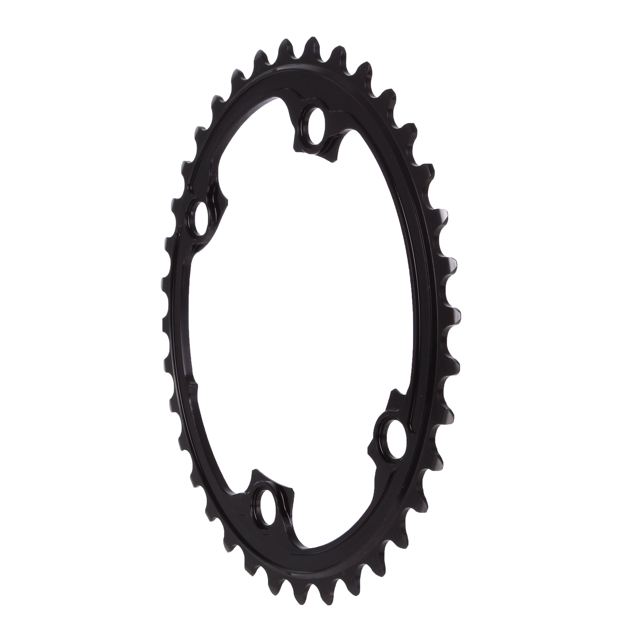 absoluteBLACK Premium Oval 110 BCD Road Inner Chainring Shimano Dura-Ace 9100 - 36t 110 Shimano Asymmetric BCD 4-Bolt BLK