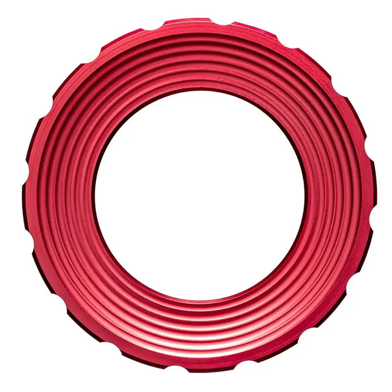 Absolute Black Center Lock Rotor Lockring Red