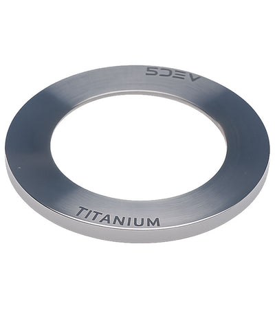 5DEV Titanium Headset Slam Cap - 1-1/8" 1mm Raw Ti