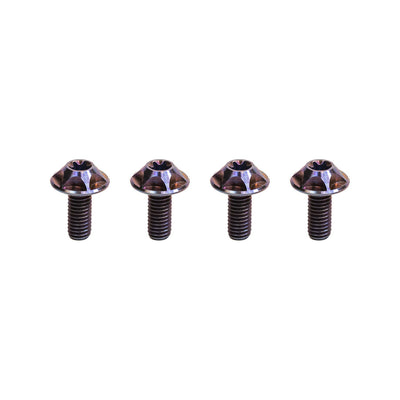 Silca Sicuro Ti bottle cage bolts Set Purple Anodized Set of 4