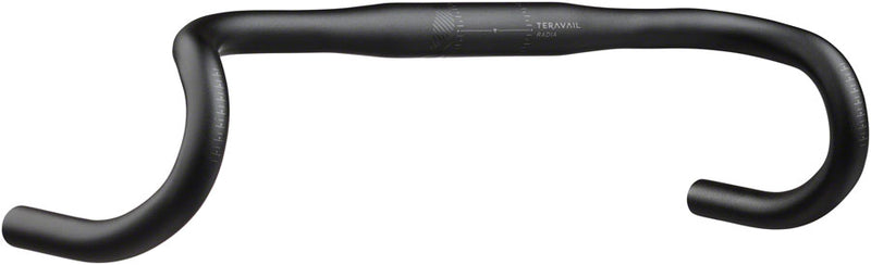 Teravail Radia 12 Drop Handlebar - Aluminum 31.8mm 40cm Black