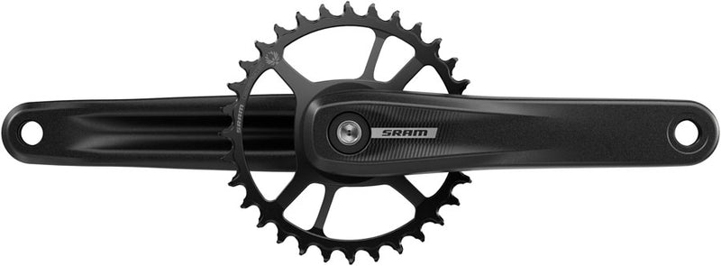 SRAM S100 Eagle Crankset - 175mm 32t Steel Chainring Aluminum Crankarms For Powerspine Bottom Bracket BLK 52mm Chainline B1