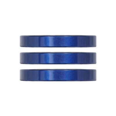 Industry Nine iRiX Headset Spacer 1-1/8'' Height: 5mm Aluminum Blue 3pcs