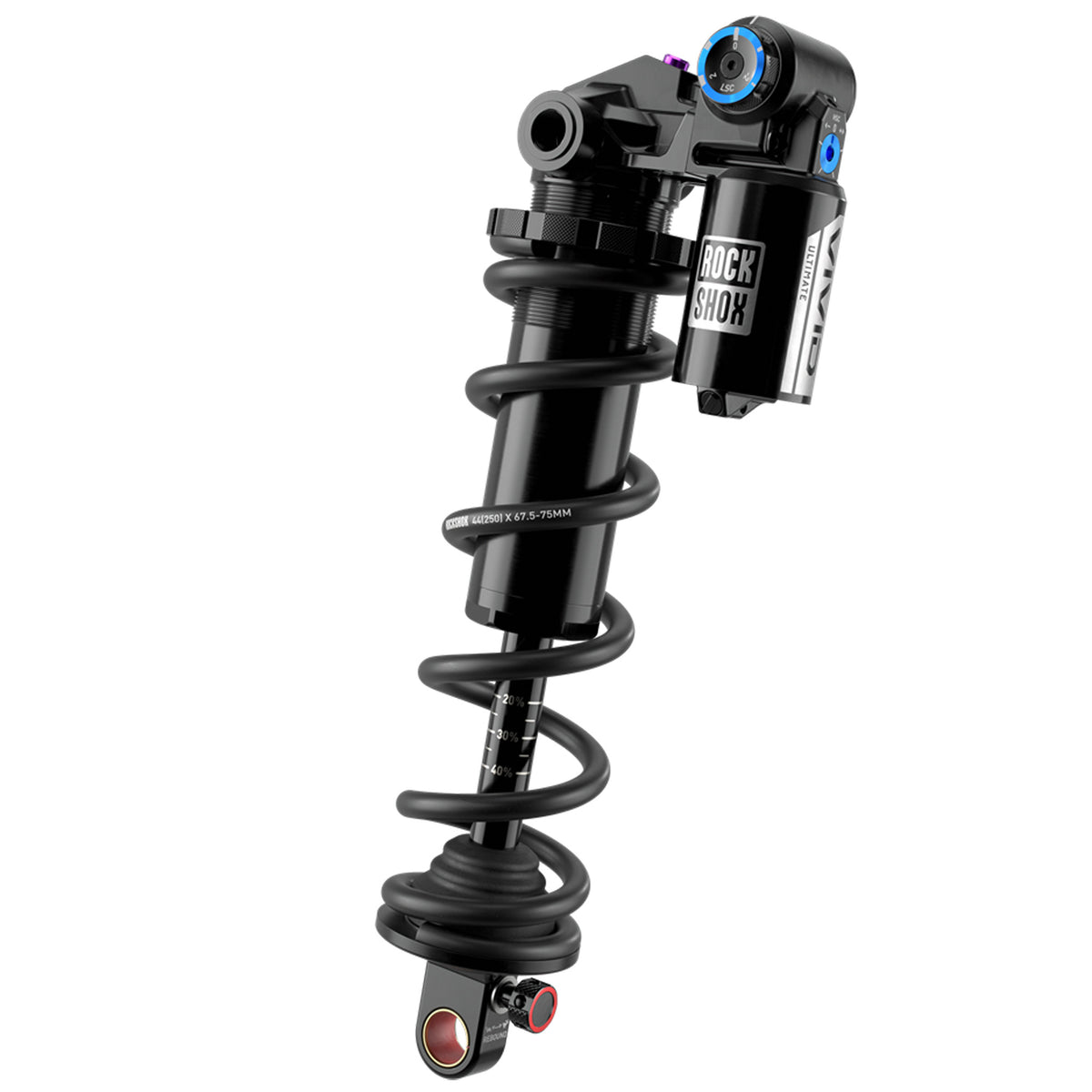 RockShox Vivid Ult Coil DH RC2 250x75mm Std/Trunnion SCB V10
