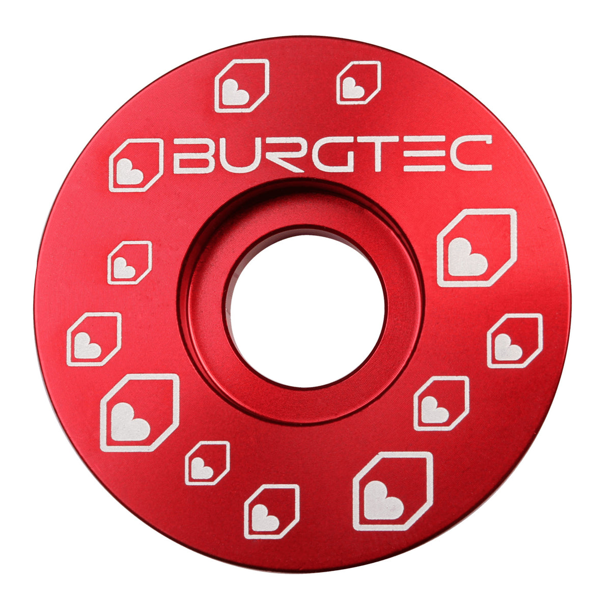 Burgtec Top Cap Race Red