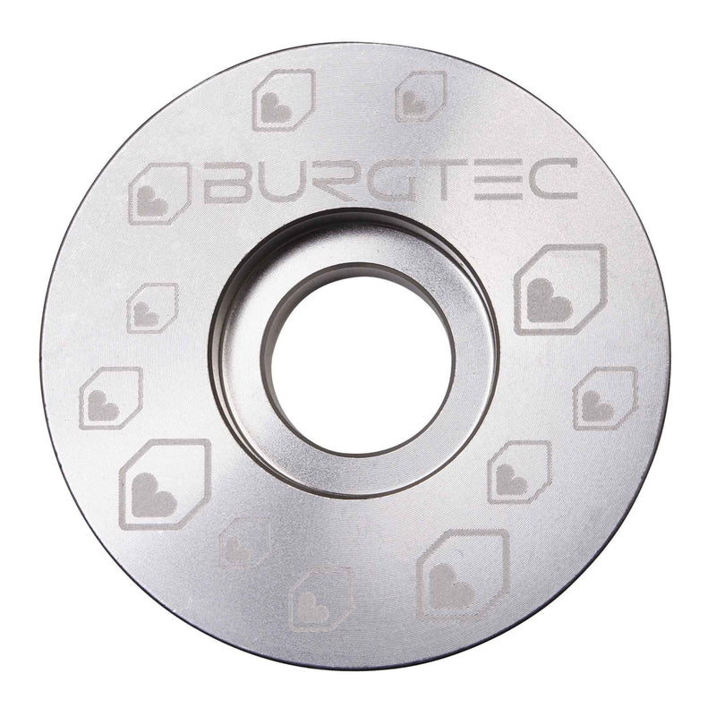 Burgtec Top Cap Rodium Silver