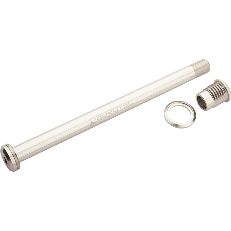 Burgtec Santa Cruz Rear Axle 12x173.7mm Rhodium Silver
