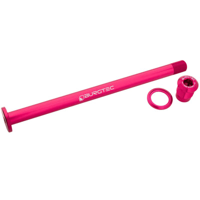 Burgtec Evil 183.5mm UDH Rear Axle Toxic Barbie Pink