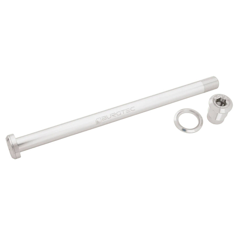 Burgtec Pivot 185.3mm UDH Rear Axle Rhodium Silver