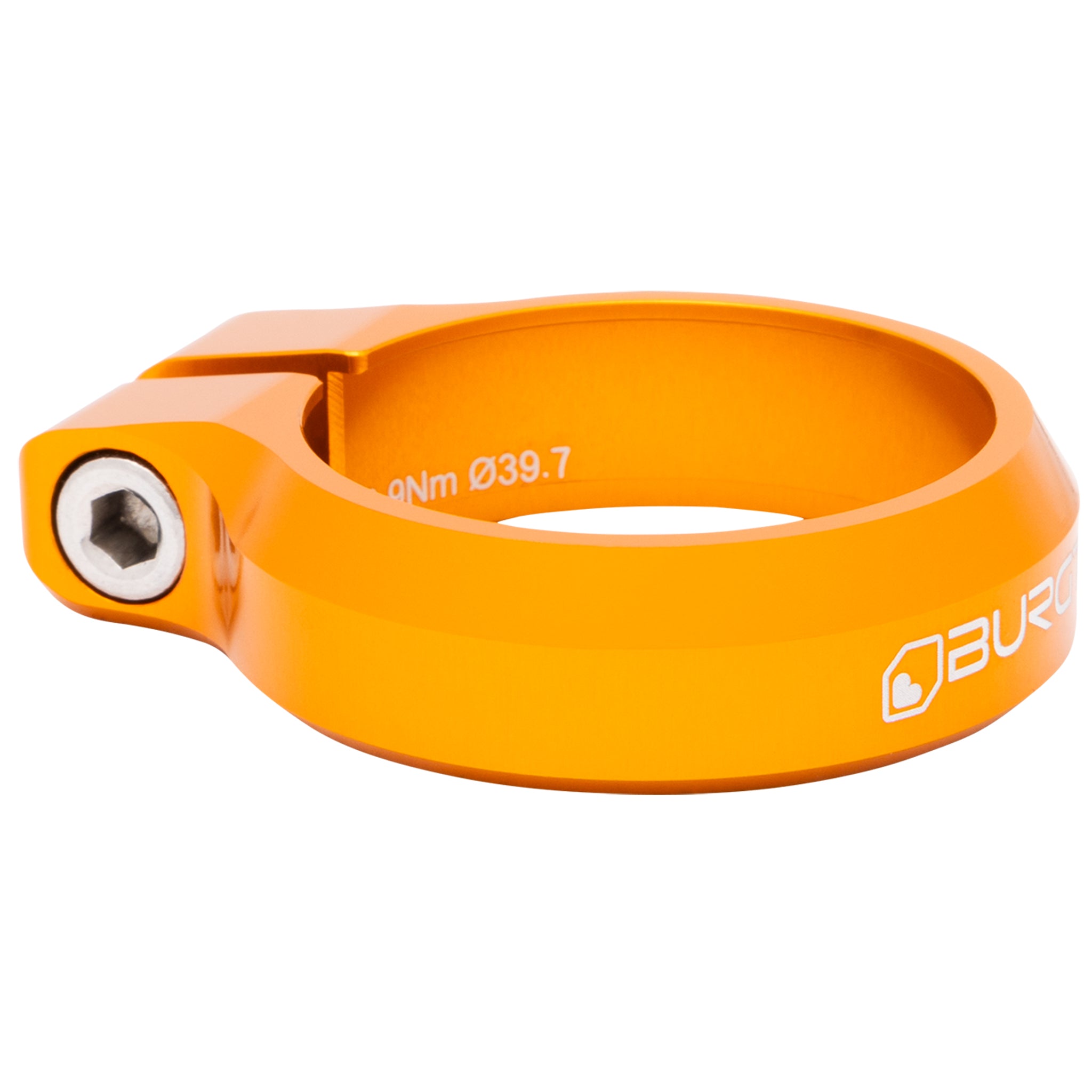 Burgtec Seat Clamp 39.7mm Iron Bro Orange