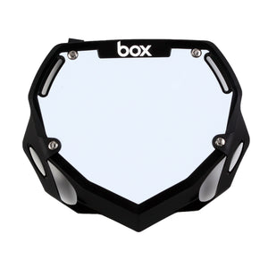 BOX Box Two Number Plate Black - Large
