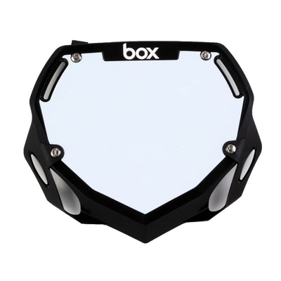 BOX Box Two Number Plate Black - Large
