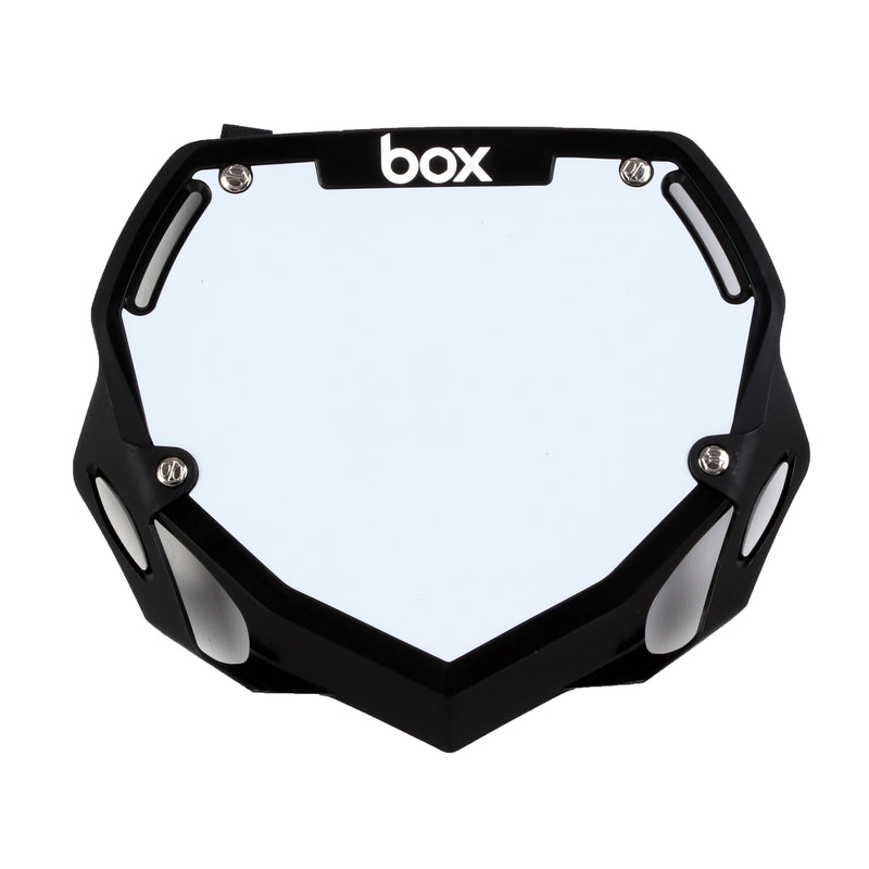 BOX Box Two Number Plate Black - Large