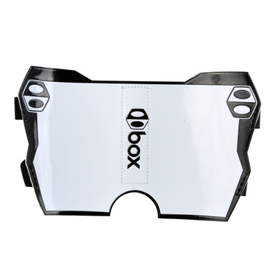 BOX Box Two Side Number Plate Black