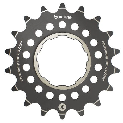 BOX Box One 3/32" CNC CrMo Cog Black - 18t