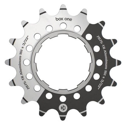 BOX Box One 3/32" CNC AL 7075 Cog Black - 16t
