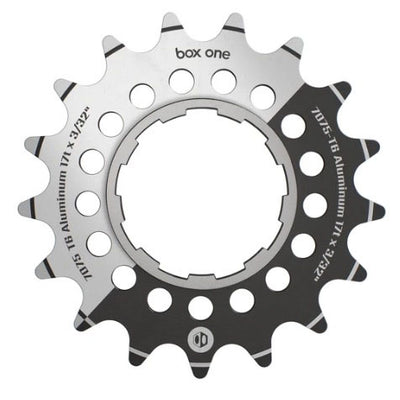 BOX Box One 3/32" CNC AL 7075 Cog Black - 17t