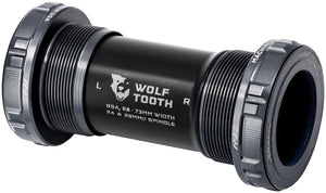 Wolf Tooth MK0 Bottom Bracket - English BSA 68/73mm For 24mm Spindle Shadow Gray