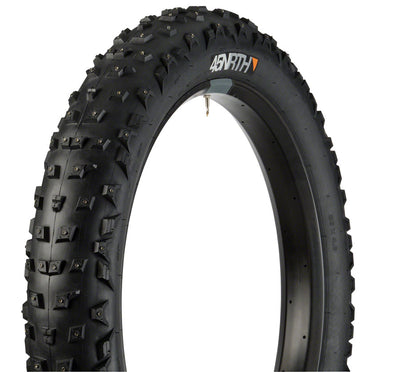 45NRTH Wrathchild Tire - 27.5 x 4.5 Tubeless Folding BLK 120 TPI 252 XL Concave Carbide Studs