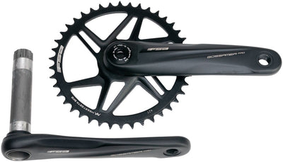 Full Speed Ahead Gossamer Pro AGX+ 1x Crankset - 170mm For Shimano 12-Speed HG+ 42t Direct Mount MegoExo Spindle BLK