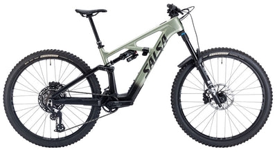 Salsa Moraine C Eagle 90 Transmission Ebike - 29" Carbon Coffee BLK / SageMedium