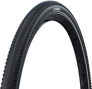 Schwalbe G-One Comp Plus Tire - 700 x 45 Clincher Wire BLK/Reflex Active PunctureGuard Green E-25