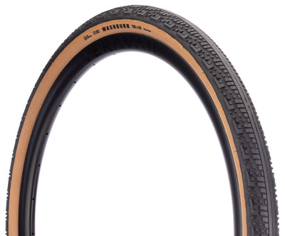 Teravail Washburn Tire - 700 x 50 Tubeless Folding Tan Light Supple Fast Compound