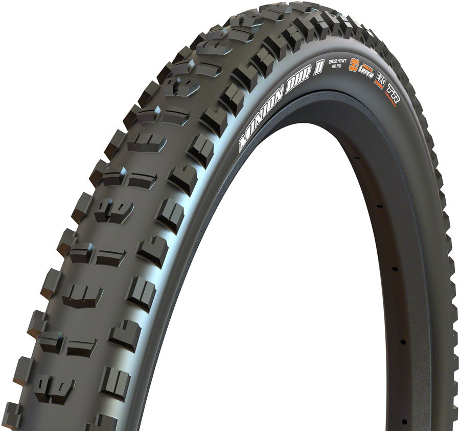 Maxxis Minion DHR II Tire - 27.5 x 2.8 Tubeless Folding Black MaxxTerra EXO+