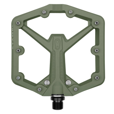 Crankbrothers Stamp 1 Gen 2 Pedals - Platform Composite 9/16" Green Large