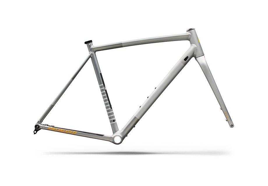 Specialized Crux Ds-Works Frmset Shadow Silver/California Sunshine 52