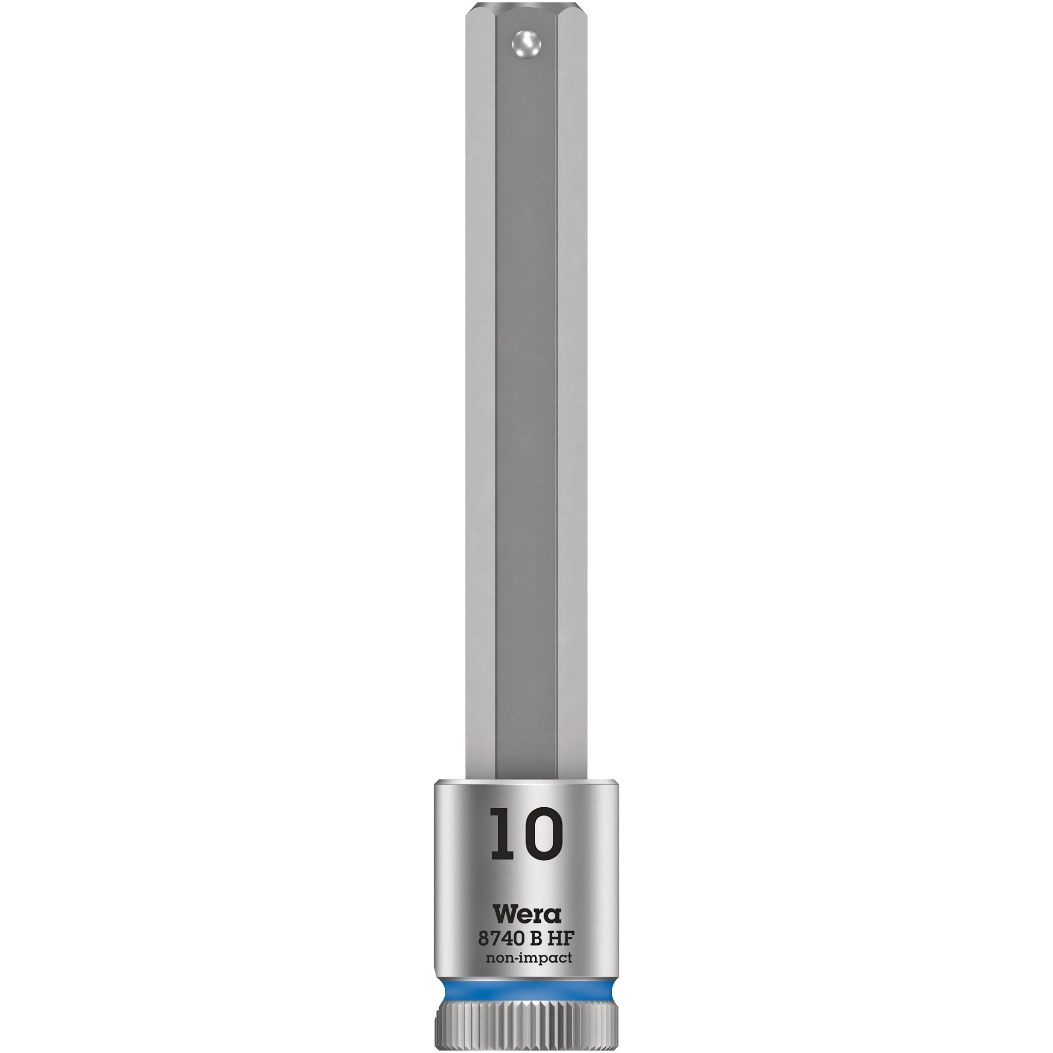 Wera Tool 3/8" 8740 B HF1 Zyklop Long Hex Bit Socket 10mm