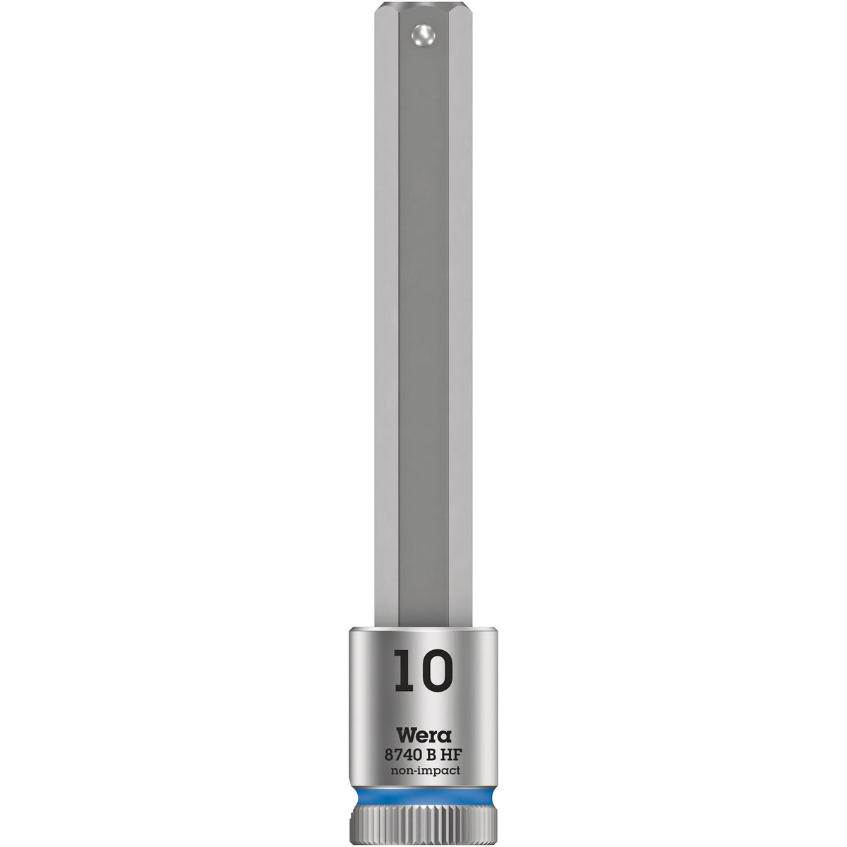 Wera Tool 3/8" 8740 B HF1 Zyklop Long Hex Bit Socket 10mm