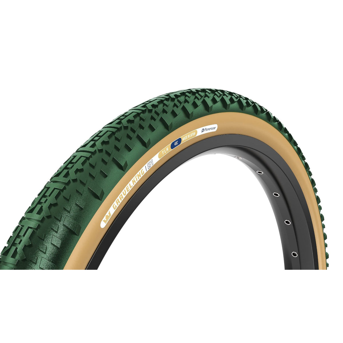 Panaracer GravelKing X1 Tire 700x40 TLC Green/Brown