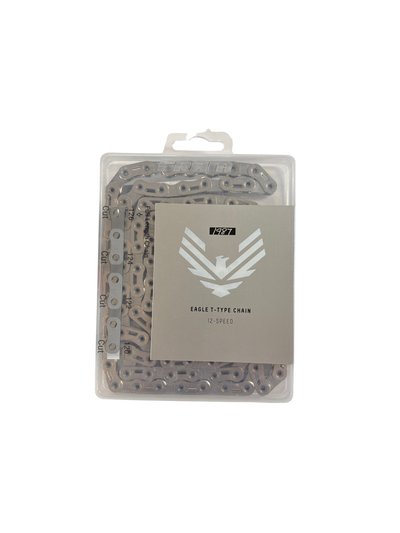 SRAM XX SL Eagle 1987 Silver Edition T-Type Flattop Chain - 12-Speed, 126 Links, Hollow Pin, Includes PowerLock Connector