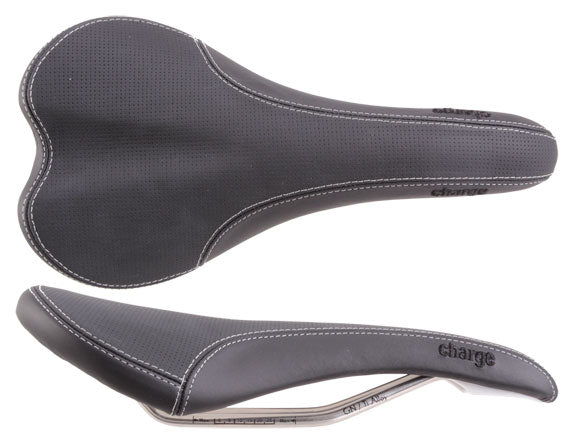Charge Bikes Spoon Saddle Titanium Black