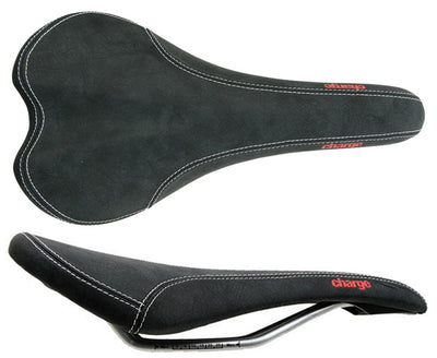 Charge Bikes Spoon Saddle CrMo Black/Red Logo